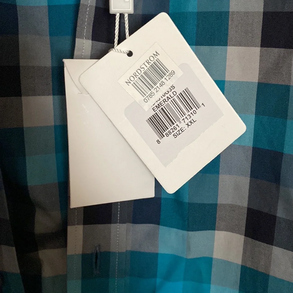 Bugatchi Uomo Shaped Fit Mens Dress Shirt XXL - Picture 3 of 4